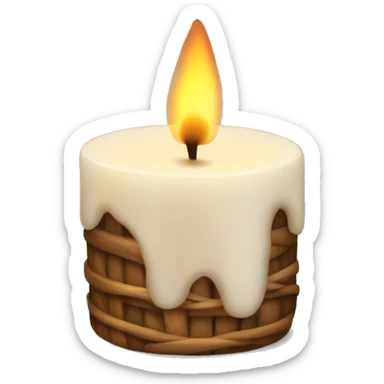 Cosy candle  sticker