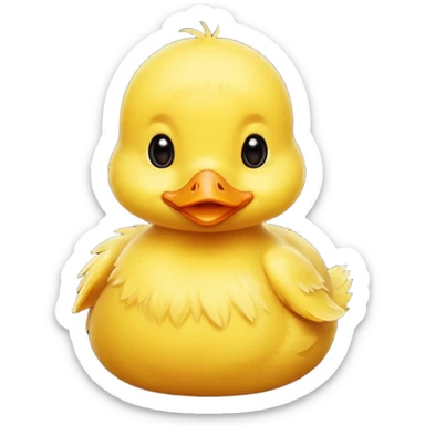 cute duck sticker