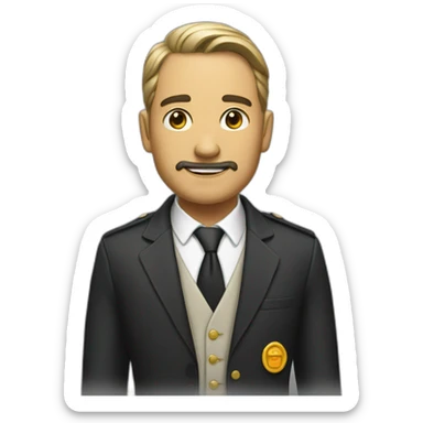 titular attache sticker