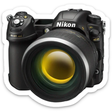 nikon camera telephoto sticker