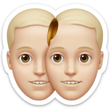 conjoined twins  sticker