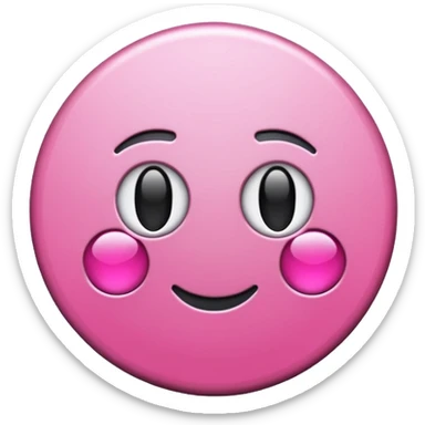 pink pin for boards - no face  sticker