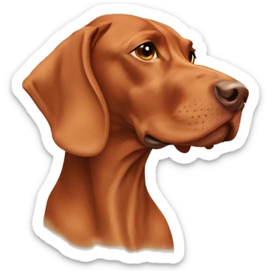 vizsla dog sticker