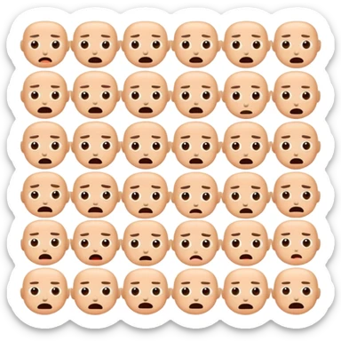 Nra Nra Nra meme with repetitive text and silly faces sticker