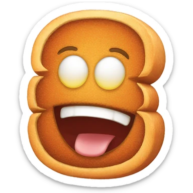 happy cutlet sticker