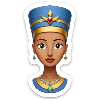 Nefertiti sticker
