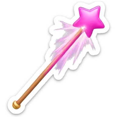 Pink Magic Wand  sticker