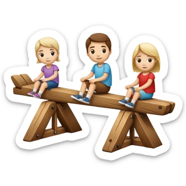  Seesaw sticker