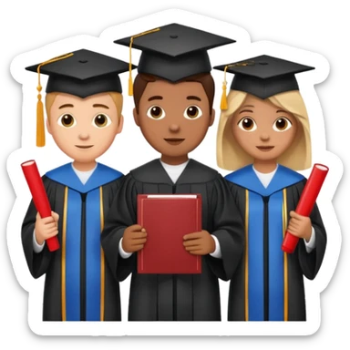 Trio utcm, utsm and uttvm. sticker