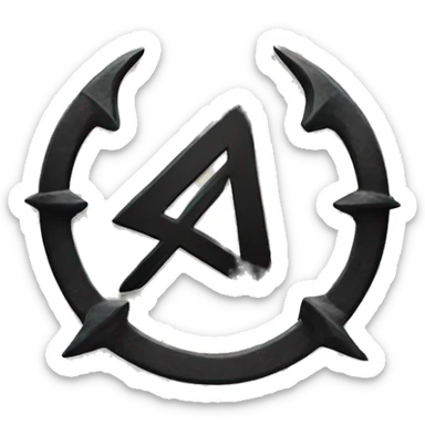 Metallica logo sticker