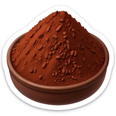 cocoa powder sticker