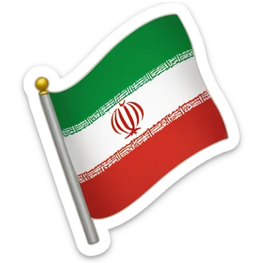 The flag of Iran during the Pahlavi period sticker