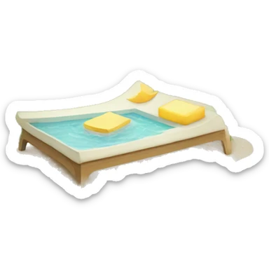 LETTER U SUMMER sticker