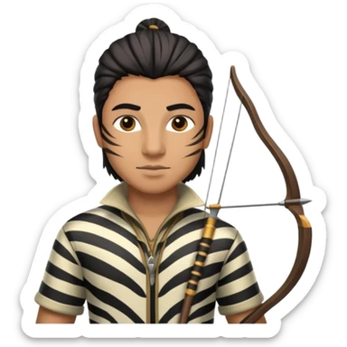 archer wild zebra sticker