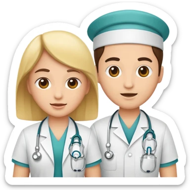 medical staff  sticker