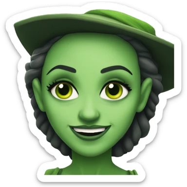 Elphaba from wicked sticker