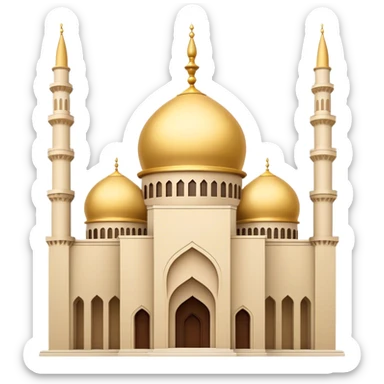 Mosque under construction  sticker