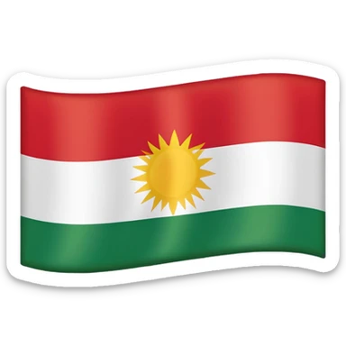 KURDİSTAN FLAG sticker