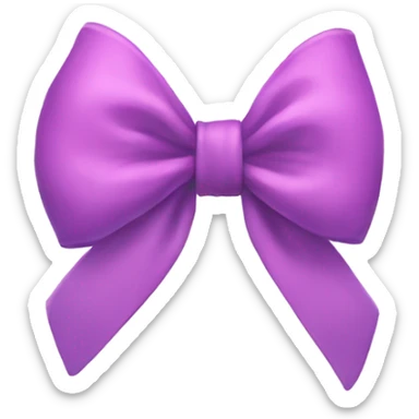 Aesthetic bow sticker
