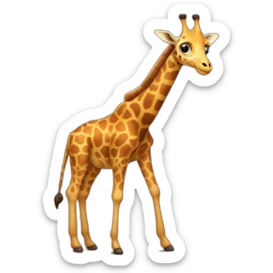 giraffe that looks like an ant sticker
