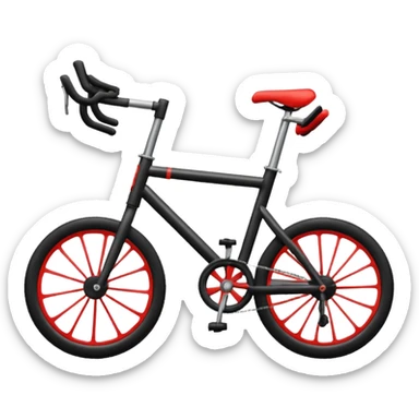 gym bycicle sticker