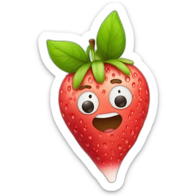 Un maçon avec une truel et une glace fraise pistache  sticker