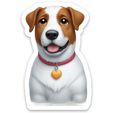  snowman but it’s a dog sticker