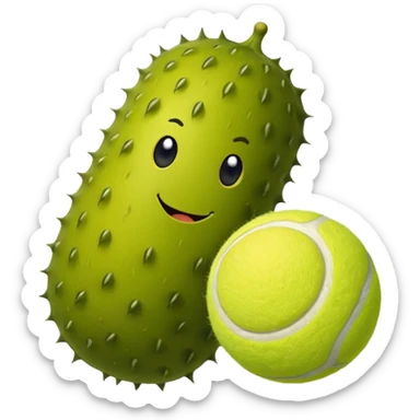 🥒+🎾 sticker