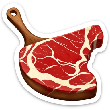 t bone meat sticker