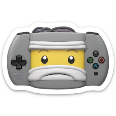 Homer Simson play PlayStation 5 sticker