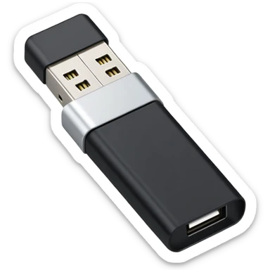 USB flash drive storage device with metal connector and plastic case sticker