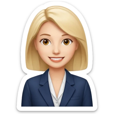 marketing expert women in cosmetics industry sticker