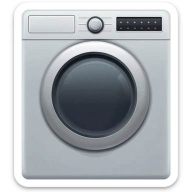 clothes dryer sticker