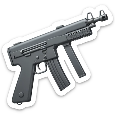 machinegun sticker
