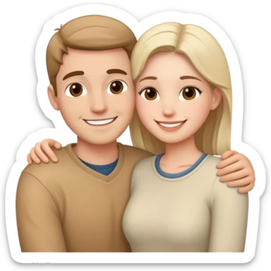 Couple romance  sticker