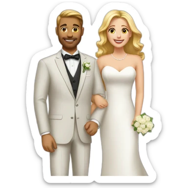 Engagement party wedding sticker