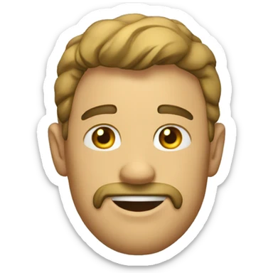 Homem piscando  sticker