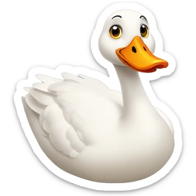 A silly goose sticker