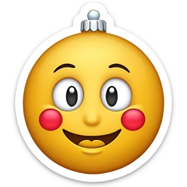 Emoji avec 2026 inscrit en gros pour fêter la nouvelle année  sticker