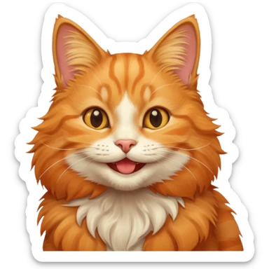 Gatto che sorride sticker