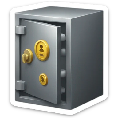 Safe deposit sticker