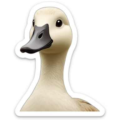 goose in Wes Anderson movie sticker