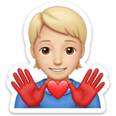 Mix these emojis “😗🥹” and add this one to each side “🫰” sticker