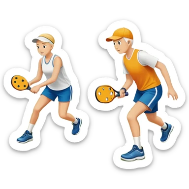 Pickleball games  sticker