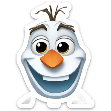  Disney Frozen Olaf sticker