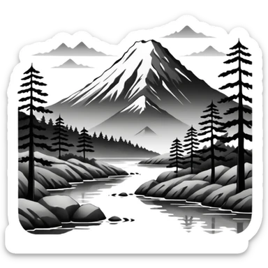 A Japanese sketch sticker