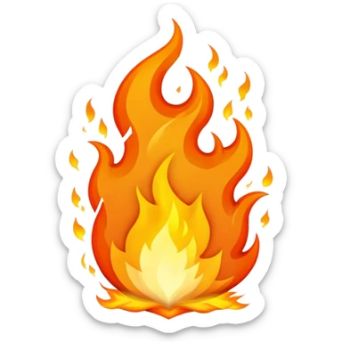 Fire burnout  sticker