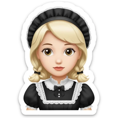 maid outfit sticker