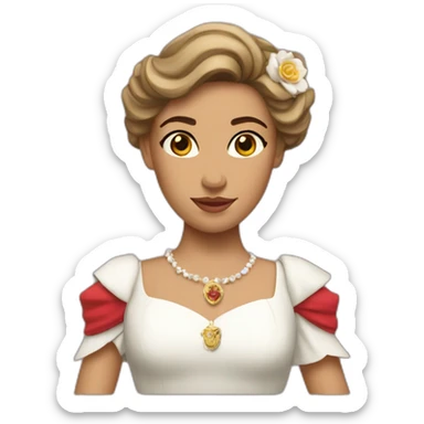 reina de inglaterra sticker