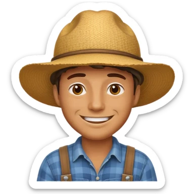 papa le gusta la iidea granjero  sticker